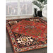 Traditional Red Persian Rug in Family Room, tr907