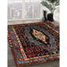 Traditional Brown Persian Rug in Family Room, tr90
