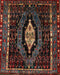 Machine Washable Traditional Brown Rug, wshtr90