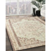 Machine Washable Traditional Camel Brown Rug in a Family Room, wshtr910