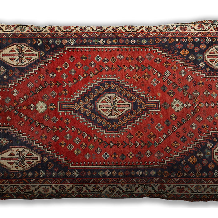 Traditional Classic Rectangular Tomato Red Lumbar Throw Pillow, 13 inch by 19 inch, lbtr912