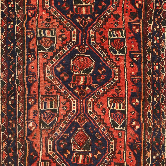Traditional Chestnut Brown Persian Rug, tr913