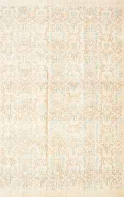 Machine Washable Traditional Deep Peach Orange Rug, wshtr917