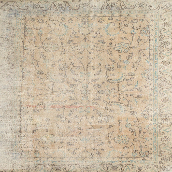 Square Traditional Brown Persian Rug, tr918