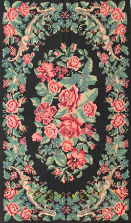 Machine Washable Traditional Bakers Brown Rug, wshtr921