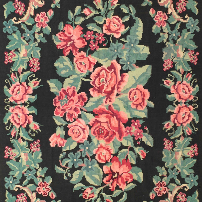 Traditional Bakers Brown Medallion Rug, tr921