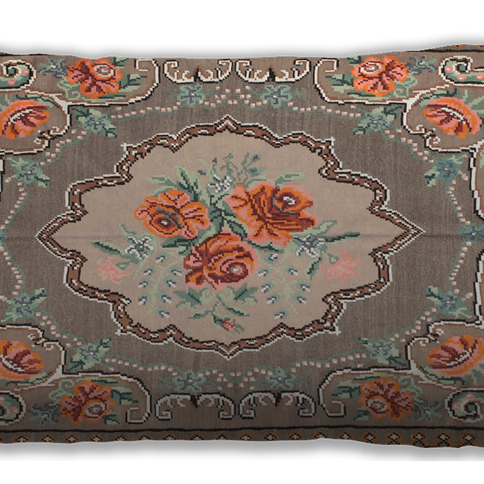 Traditional Classic Rectangular Light French Beige Brown Lumbar Throw Pillow, 13 inch by 19 inch, lbtr922