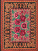 Traditional Gold Brown Persian Rug, tr926