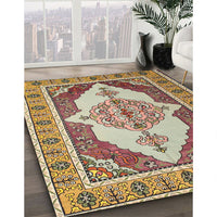 Traditional Sienna Brown Persian Rug, tr927