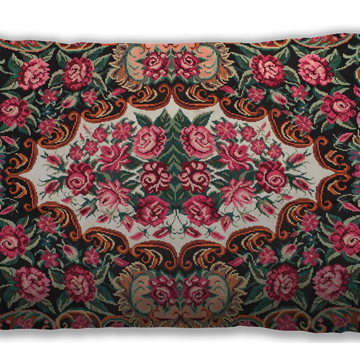 Traditional Classic Rectangular Brown Lumbar Throw Pillow, 13 inch by 19 inch, lbtr928