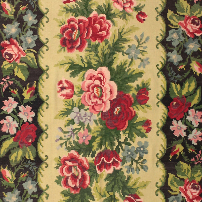 Machine Washable Traditional Red Brown Rug, wshtr932