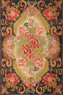 Machine Washable Traditional Gold Rug, wshtr934