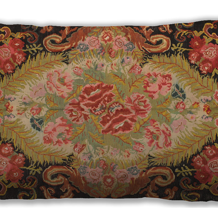 Traditional Classic Rectangular Golden Gold Lumbar Throw Pillow, 13 inch by 19 inch, lbtr934