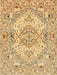 Traditional Chrome Gold Yellow Persian Rug, tr939