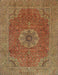 Machine Washable Traditional Mahogany Brown Rug, wshtr93