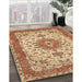 Machine Washable Traditional Red Rug in a Family Room, wshtr940