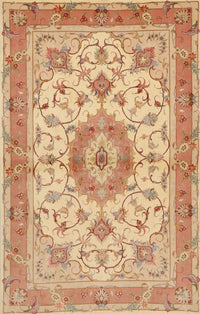 Machine Washable Traditional Orange Rug, wshtr941