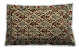 Traditional Classic Rectangular Sepia Brown Lumbar Throw Pillow, 13 inch by 19 inch, lbtr942