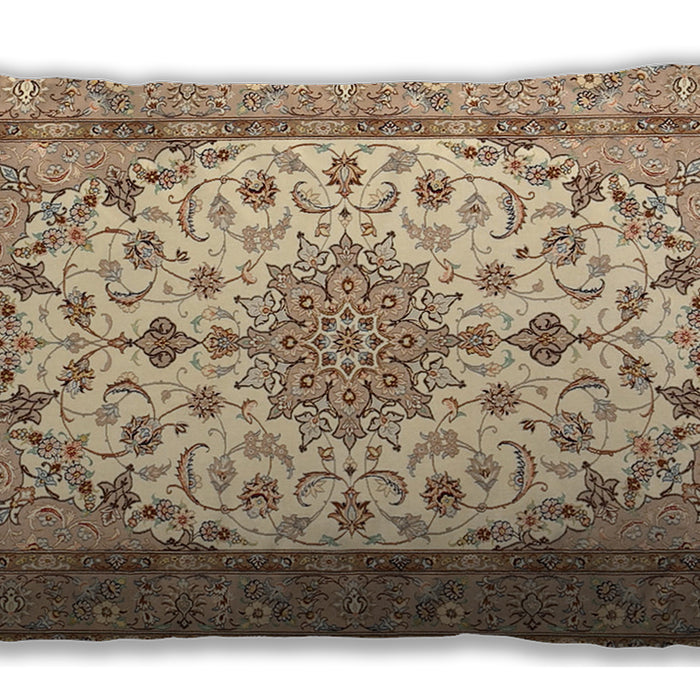 Traditional Classic Rectangular Brown Lumbar Throw Pillow, 13 inch by 19 inch, lbtr943