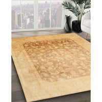 Traditional Dark Orange Persian Rug, tr944