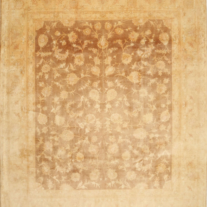 Traditional Dark Orange Persian Rug, tr944