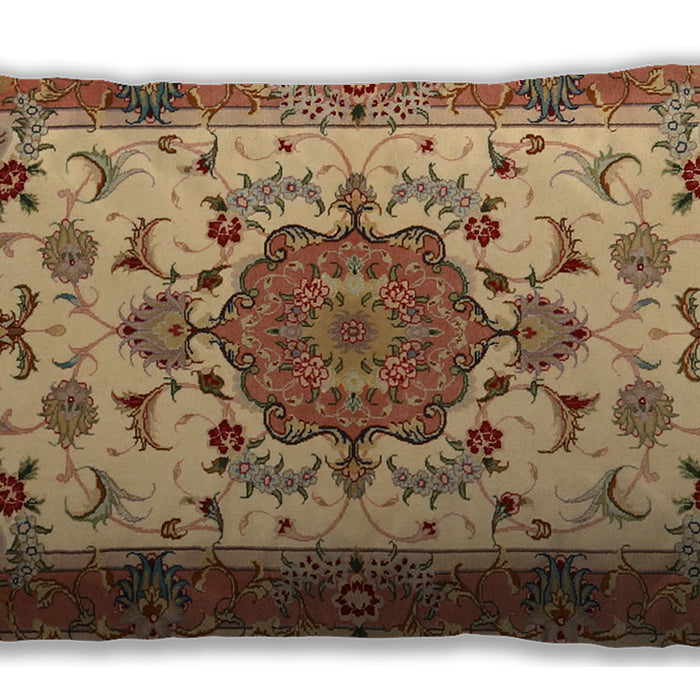 Traditional Classic Rectangular Red Lumbar Throw Pillow, 13 inch by 19 inch, lbtr946