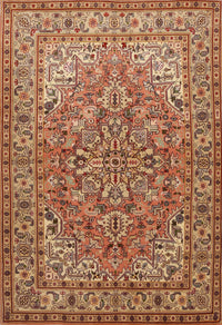 Machine Washable Traditional Mahogany Brown Rug, wshtr947