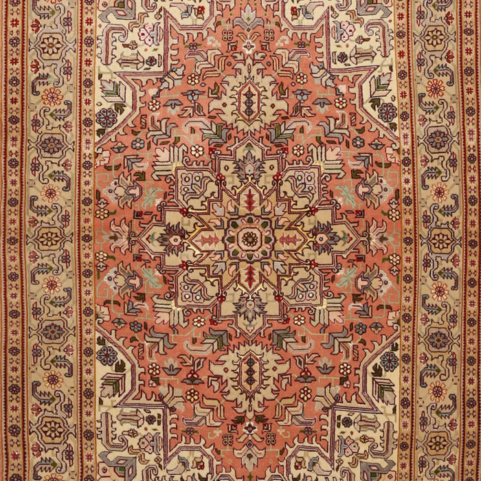 Traditional Mahogany Brown Persian Rug, tr947