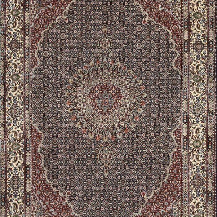 Traditional Bakers Brown Medallion Rug, tr949