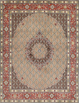 Machine Washable Traditional Light French Beige Brown Rug, wshtr952