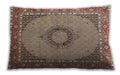 Traditional Classic Rectangular Light French Beige Brown Lumbar Throw Pillow, 13 inch by 19 inch, lbtr952