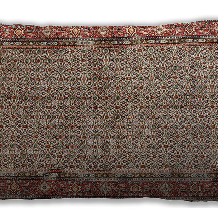 Traditional Classic Rectangular Light French Beige Brown Lumbar Throw Pillow, 13 inch by 19 inch, lbtr954