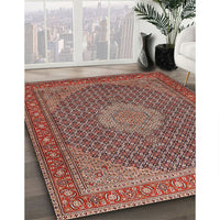 Traditional Saffron Red Persian Rug, tr955