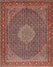 Traditional Saffron Red Persian Rug, tr955