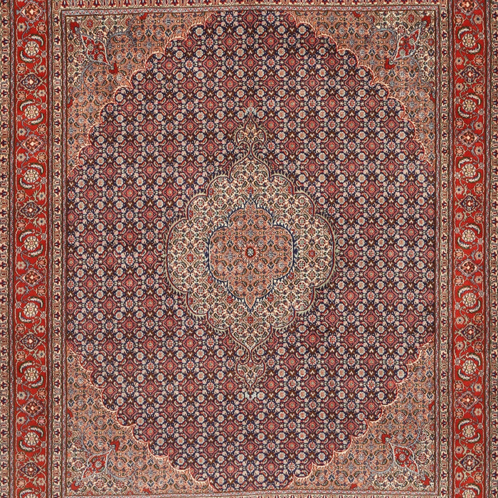 Traditional Saffron Red Persian Rug, tr955