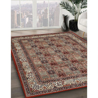 Traditional Camel Brown Persian Rug, tr959
