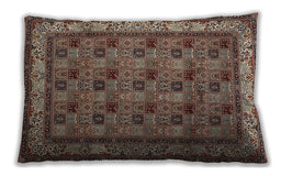 Traditional Classic Rectangular Camel Brown Lumbar Throw Pillow, 13 inch by 19 inch, lbtr959