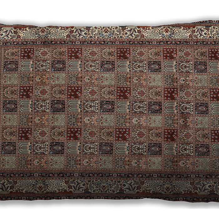 Traditional Classic Rectangular Camel Brown Lumbar Throw Pillow, 13 inch by 19 inch, lbtr959