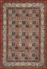 Machine Washable Traditional Camel Brown Rug, wshtr959