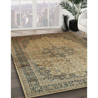 Traditional Reddish Brown Persian Rug, tr95