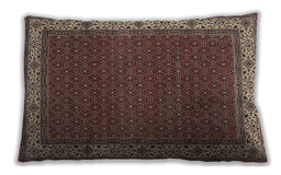 Traditional Classic Rectangular Camel Brown Lumbar Throw Pillow, 13 inch by 19 inch, lbtr961