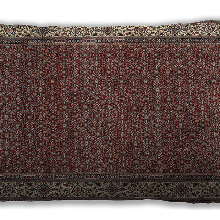 Traditional Classic Rectangular Camel Brown Lumbar Throw Pillow, 13 inch by 19 inch, lbtr961