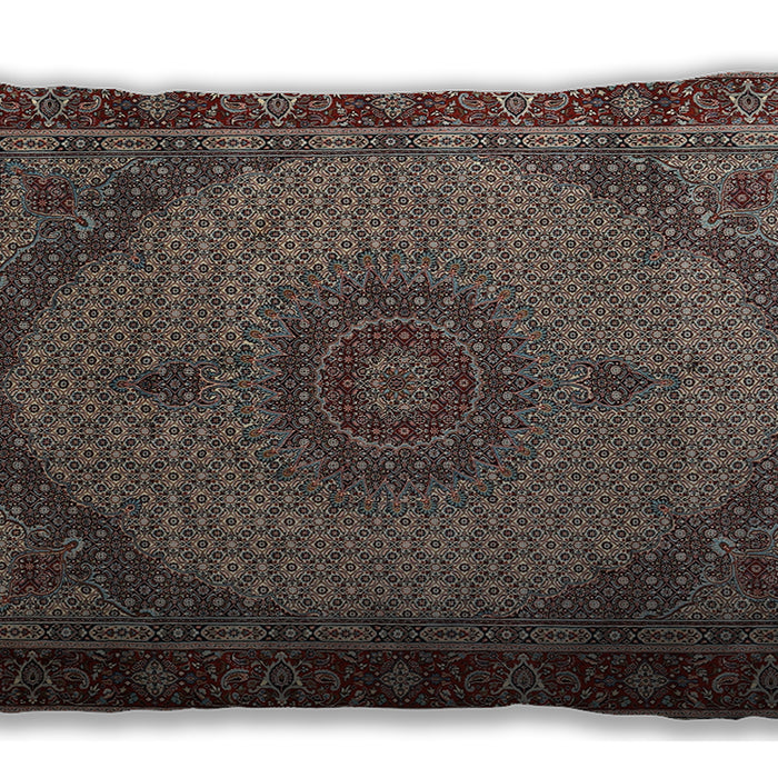 Traditional Classic Rectangular Bakers Brown Lumbar Throw Pillow, 13 inch by 19 inch, lbtr962