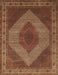 Traditional Saffron Red Persian Rug, tr965