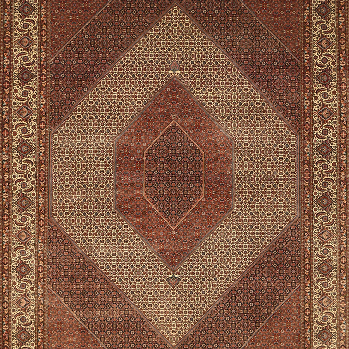 Traditional Saffron Red Persian Rug, tr965