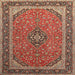 Square Traditional Red Persian Rug, tr966