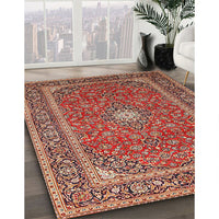 Traditional Tangerine Pink Persian Rug, tr967