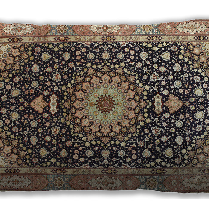 Traditional Classic Rectangular Dark Brown Lumbar Throw Pillow, 13 inch by 19 inch, lbtr96