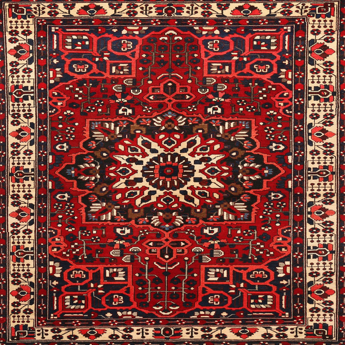 Square Traditional Brown Persian Rug, tr972