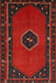Traditional Dark Brown Persian Rug, tr974
